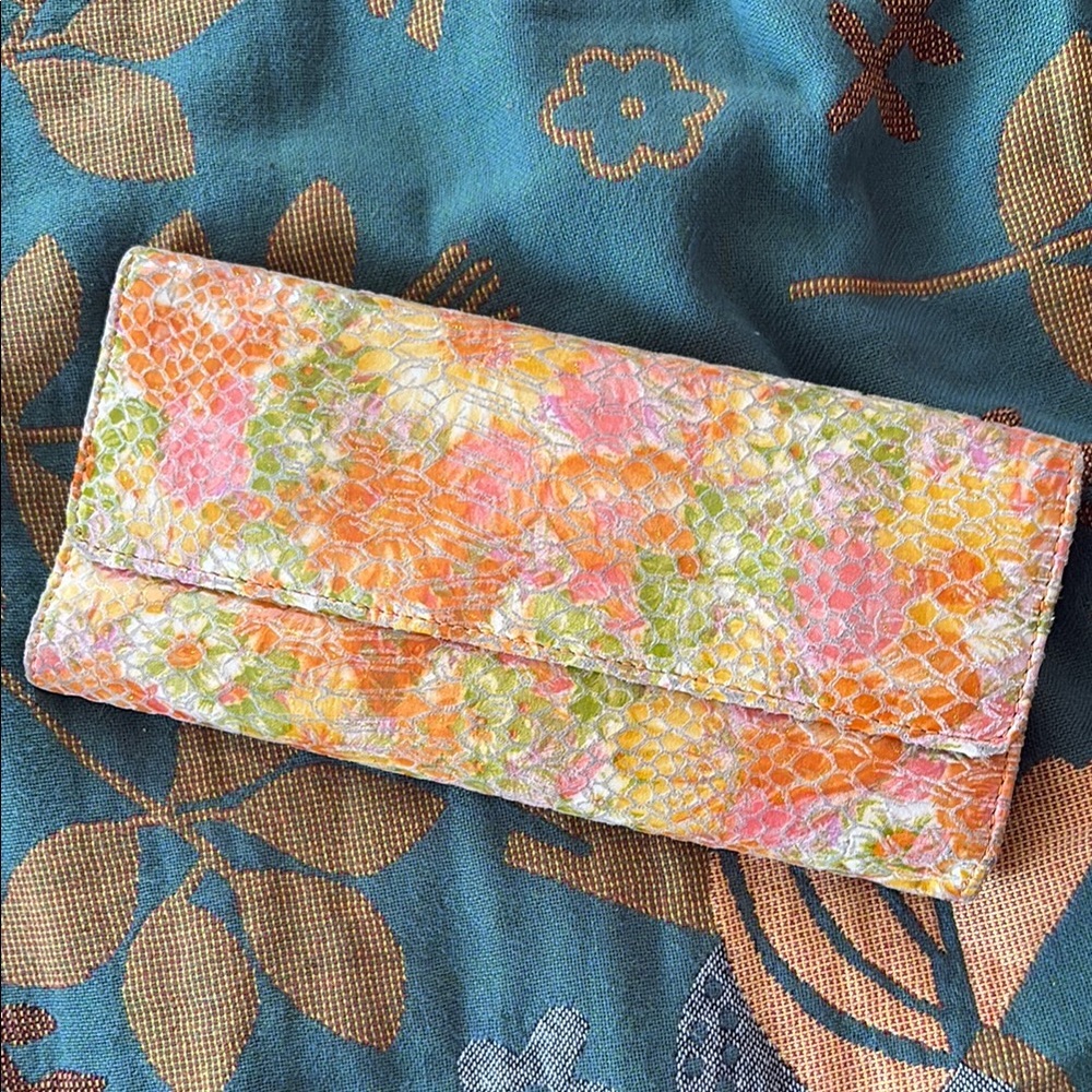 Hobo international Floral Multicolor Wallet